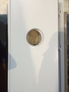 Противопожарная дверь с круглым окном / серия FRM7493