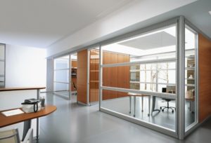 Противопожарная перегородка комбинированного типа / серия FRM5396