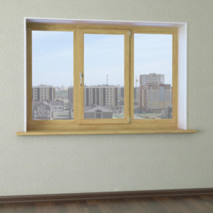 Противопожарное алюминиевое окно в квартиру / серия FRM1093